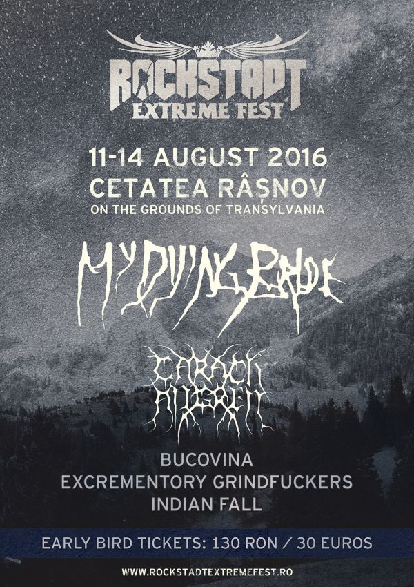 Afla primele confirmari la Rockstadt Extreme Fest 2016